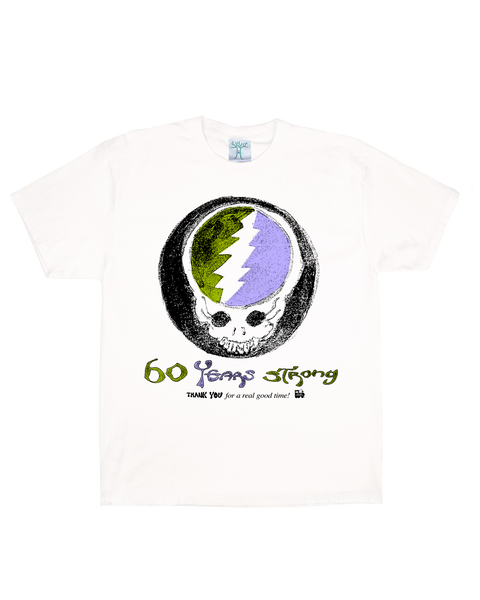 60 Years Strong - White Tee