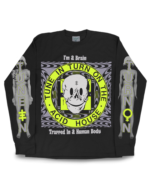 Genesis P-Orridge "Tune In Turn On" - Black Long Sleeve