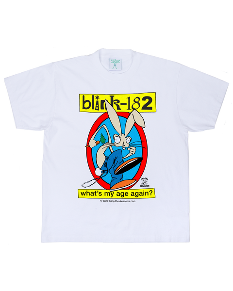 blink-182 "What's My Age Again?" - White Tee