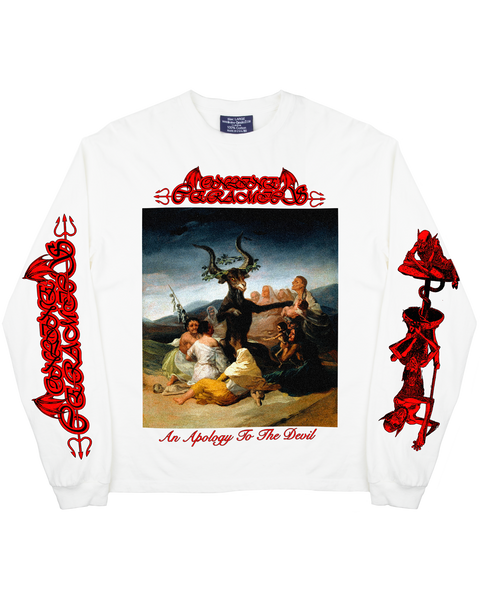 An Apology To The Devil - White Long Sleeve