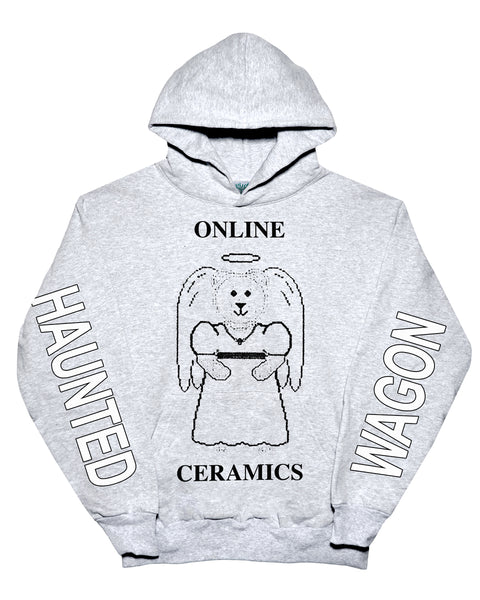 Angel Bear - 14oz Ash Hoodie