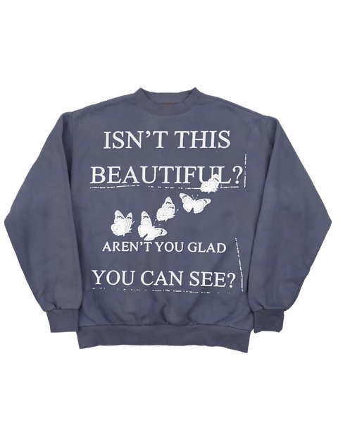 Aren't You Glad You Can See? - Hand Dip Dyed Fleece