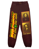 "One Love, One Heart" - Chocolate Sweatpants (14oz Fleece)