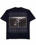 Born X Raised + Online Ceramics "City of Angels" - Black Tee