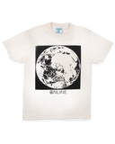 Earth Moon Logo - Hand Dyed and Stonewashed Cream Tee