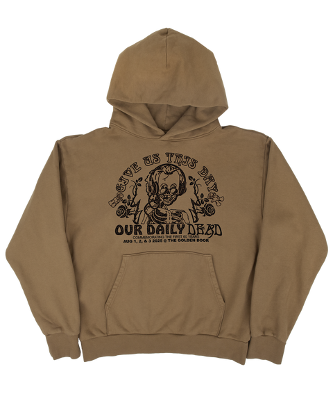 Daily Dead - Brown Hoodie
