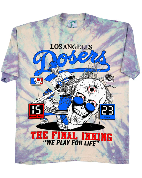 Dosers 'The Final Inning' - Tee (Hand dyed at our studio in L.A.)