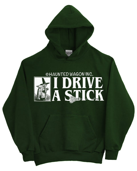 Drive a Stick - Ivy Hoodie (14oz Fleece)