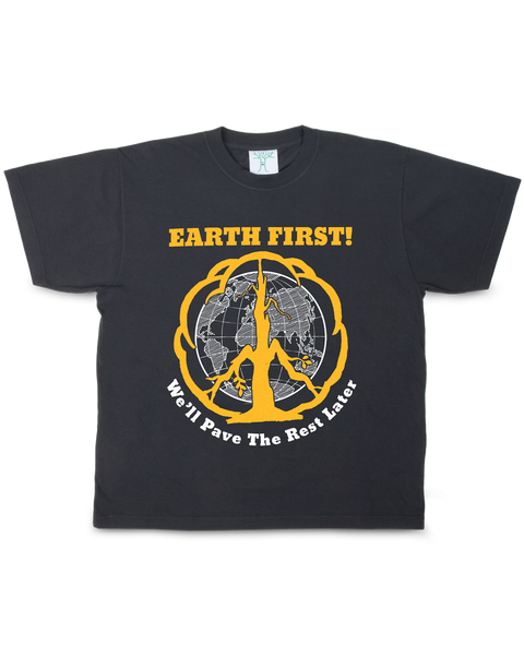 Pave The Planet - Off Black Tee