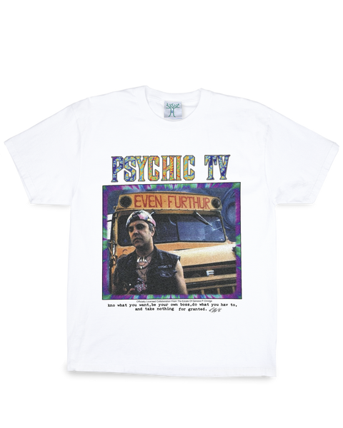 Genesis P-Orridge "Even Furthur" - White Tee