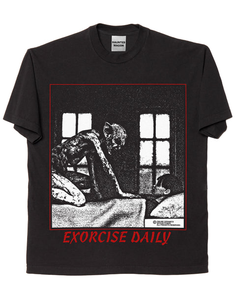 Exorcise Daily - Black Tee