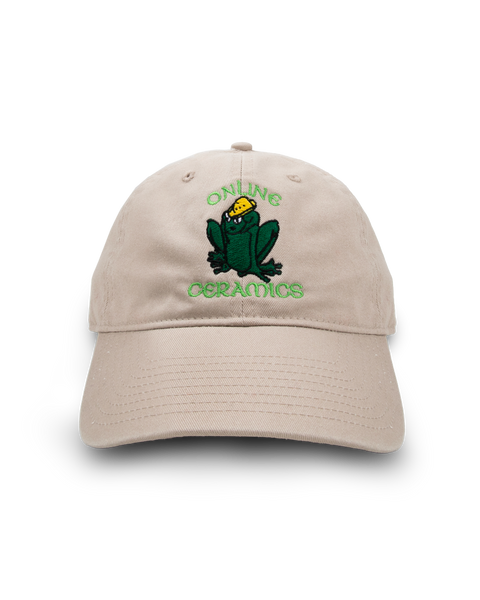 Frog Logo - Beige Hat