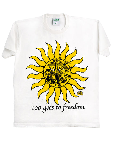 100 Gecs to Freedom - White Tee