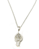 Genesis P-Orridge "Circle Symbol Pandrogyne" - Sterling Silver Necklace