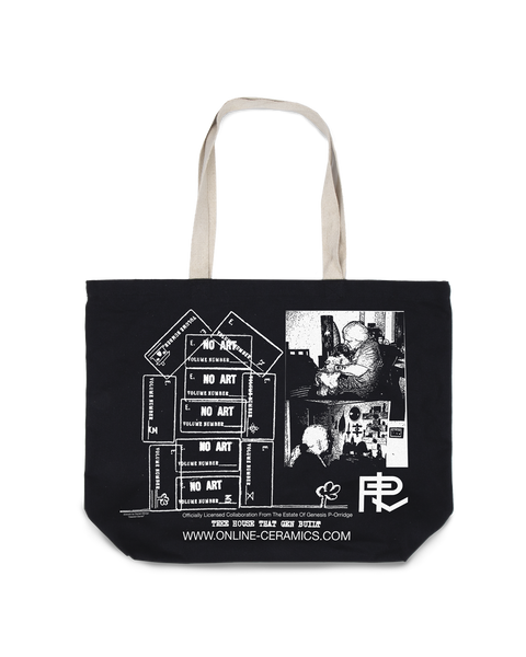 Genesis P-Orridge "Thee House That Gen Built" - Black Tote