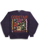 Genesis P-Orridge "Godstar" - Purple Crewneck