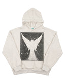 God Wins - Off White Heather Hoodie