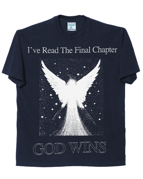 God Wins - Navy Tee