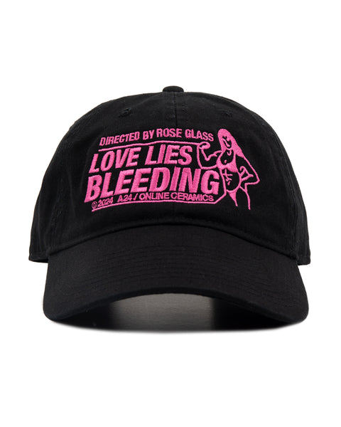 Love Lies Bleeding Logo - Black Hat