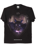 Heart Locket - Black Tee