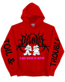 Toil and Trouble - Red Hoodie (No pocket)