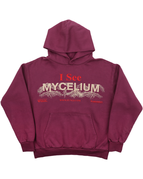 I See Mycelium - Mulberry Hoodie