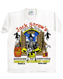 Jack Straw's Moonshine & Undertaking - White Tee