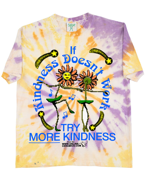 Try More Kindness - Tie Dye Tee