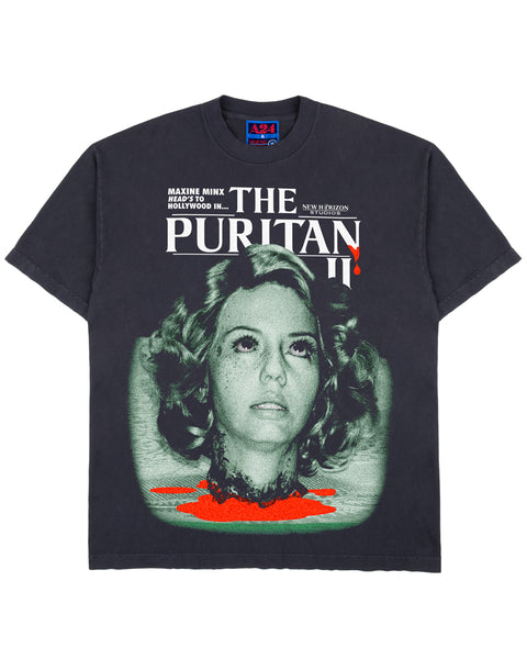 MaXXXine "The Puritan II" - Off Black Tee