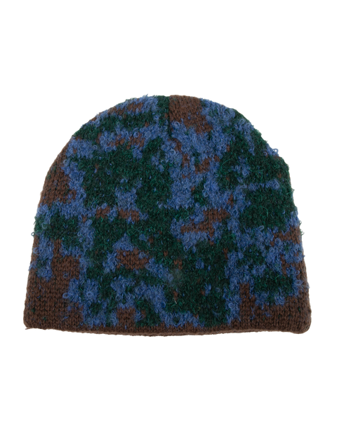 Blue and Brown Beanie