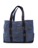 Share the Food, Sunflower - Jumbo Tote (Navy)