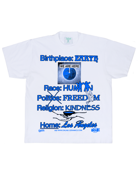 Birthplace: EARTH - White Tee
