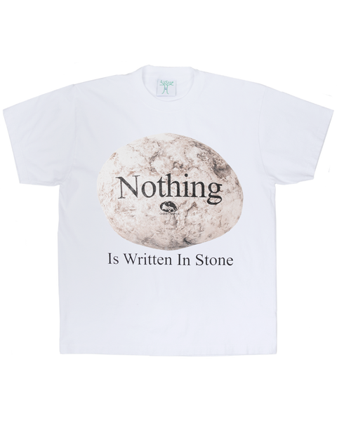 Nothing Is Written In Stone - White Tee
