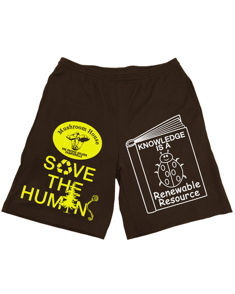 Knowledge is a Renewable Resource - Mesh Shorts