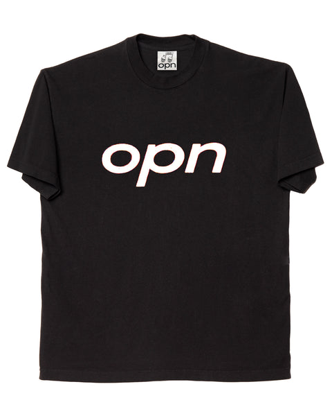 Italicized OPN - Black Tee