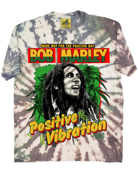 "Positive Vibration" - Tee (Hand dyed at our studio in L.A.)