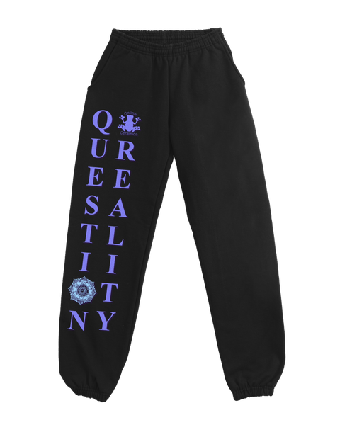 Question Reality - Black Sweatpants