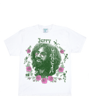 Jerry Garcia "Rosebud" - White Tee