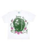 Jerry Garcia "Rosebud" - White Tee