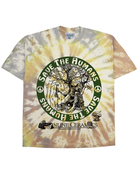 Save the Humans - Tie Dye Tee