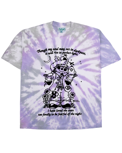 I Have Loved the Stars - Tie Dye Tee (Hand dyed at our studio in L.A.)