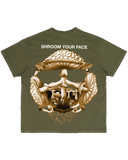 Shroom Your Face - Dark Olive Tee