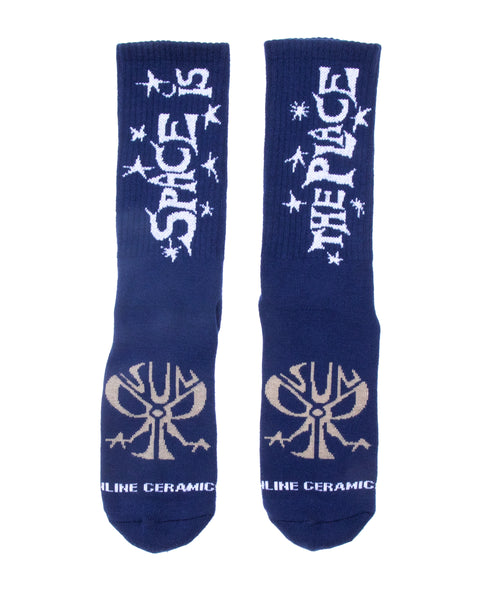 Sun Ra "Space is the Place" - Navy Socks