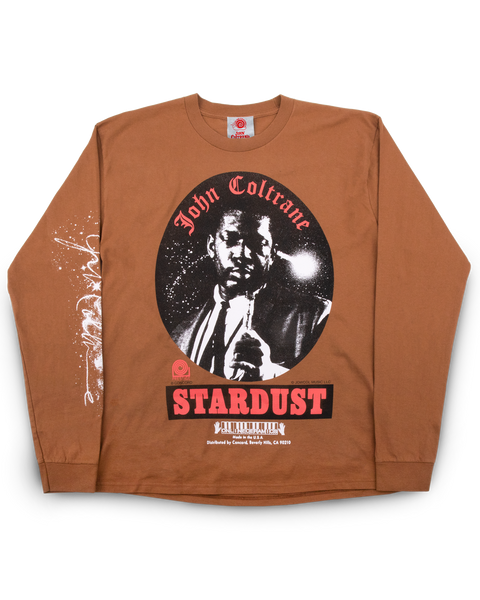 John Coltrane "Stardust" - Brown Long Sleeve