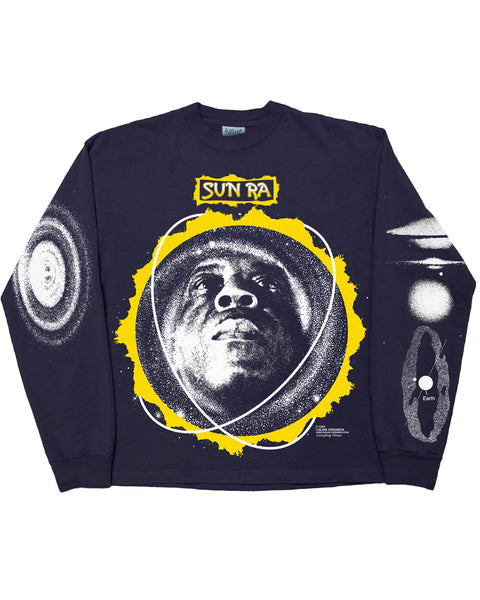 Sun Ra "Strange Celestial Road" - Navy Long Sleeve