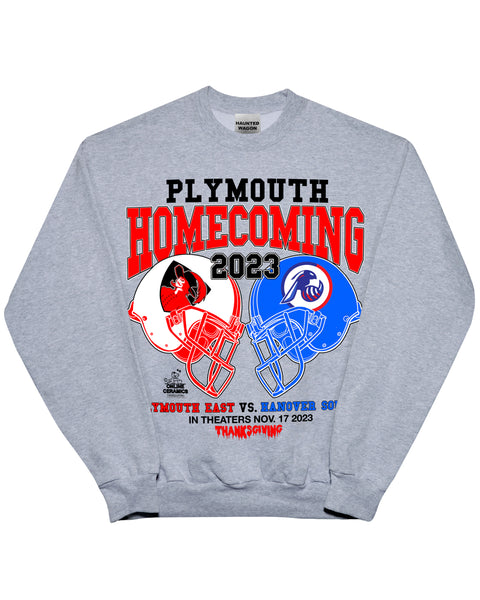 Plymouth Homecoming - Ash Crewneck (14oz Heavy Fleece)