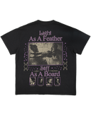 The Craft "Light As A Feather" - Off Black Tee