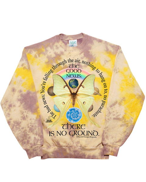 There Is No Ground - Tie Dye (14 oz Heavy Fleece Crewneck)