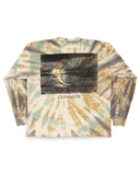 Earth Moon Logo - Tie Dyed and Stonewashed Thermal