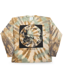 Earth Moon Logo - Tie Dyed and Stonewashed Thermal